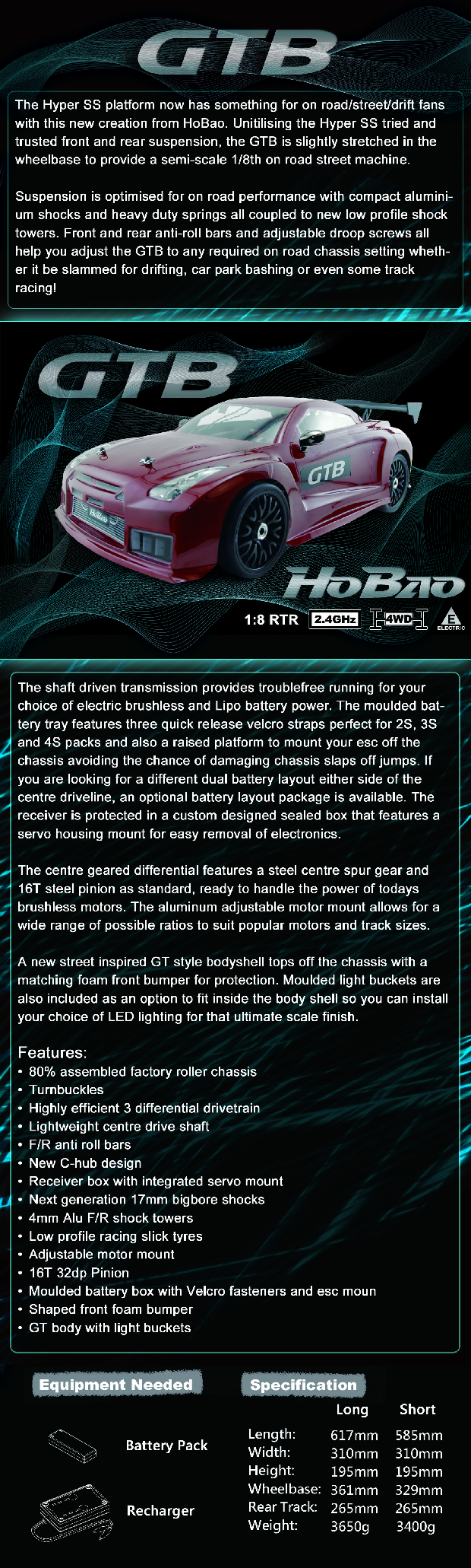 hobao gtb parts